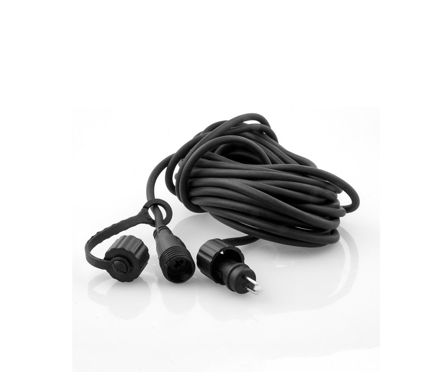 Sirius Schwarz Tech-Line Lichterketten Verlängerung 230V 15 M