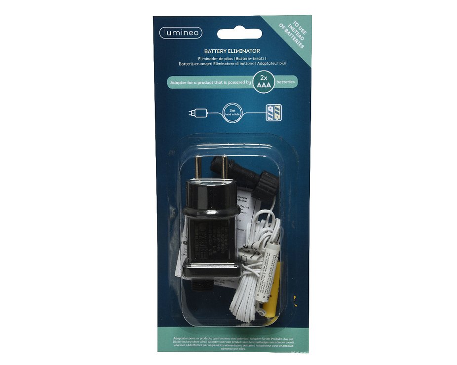 Lumineo Mehrfarbig 3-V-Batterieeliminator Für Den Innenbereich Für Produkte Mit 2Xaaa - Image 3