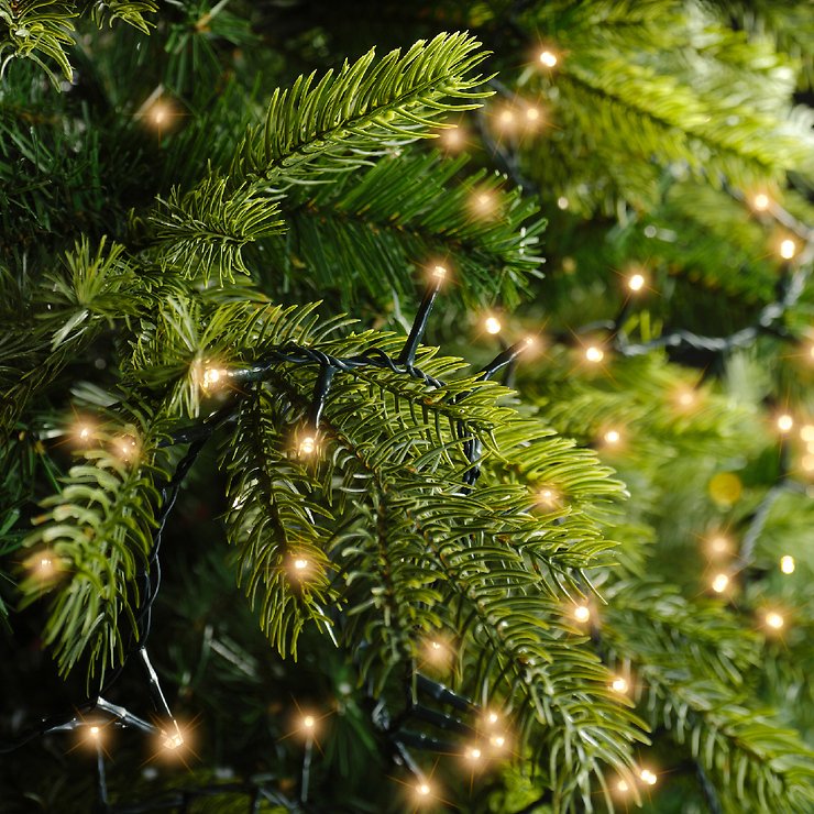 Kaemingk Grün Lumineo Lichterkette Compact 750 Led Klassisch Warm Außen 16 M