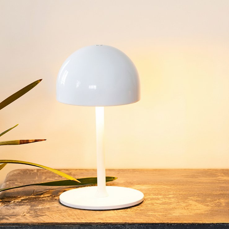 Sirius Weiss Akku Led Tischleuchte Tim Außen 22 Cm Weiß