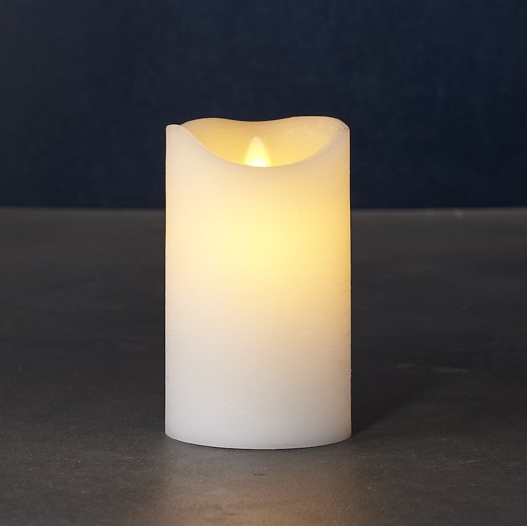 Sirius Weiss Led Kerze Sara Exclusive 7,5 X 12,5 Cm Weiß