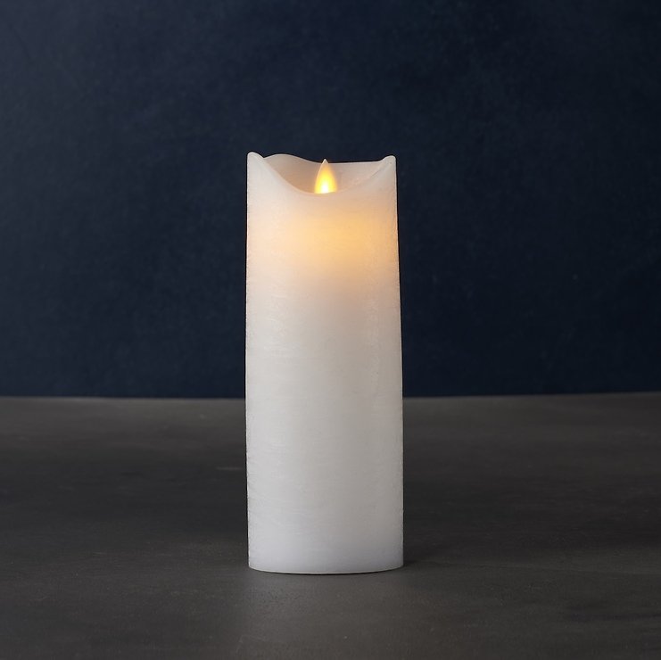 Sirius Weiss Led Kerze Sara Exclusive 7,5 X 20 Cm Weiß