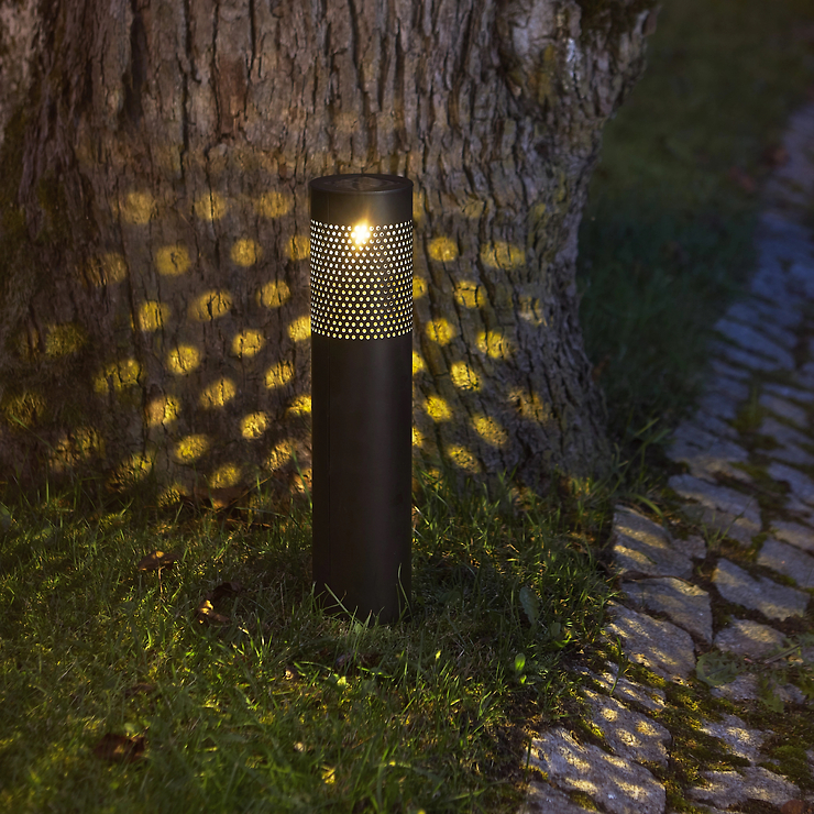 Star Trading Schwarz Blace Led Solar-Wegeleuchte 39 Cm